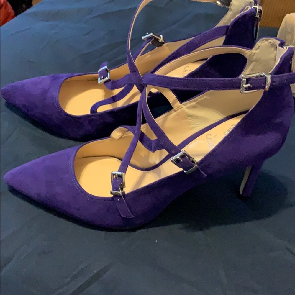 Royal blue heels